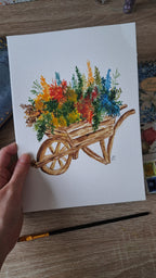 Brouette à verdure