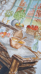 Cuisine rustique d'octobre