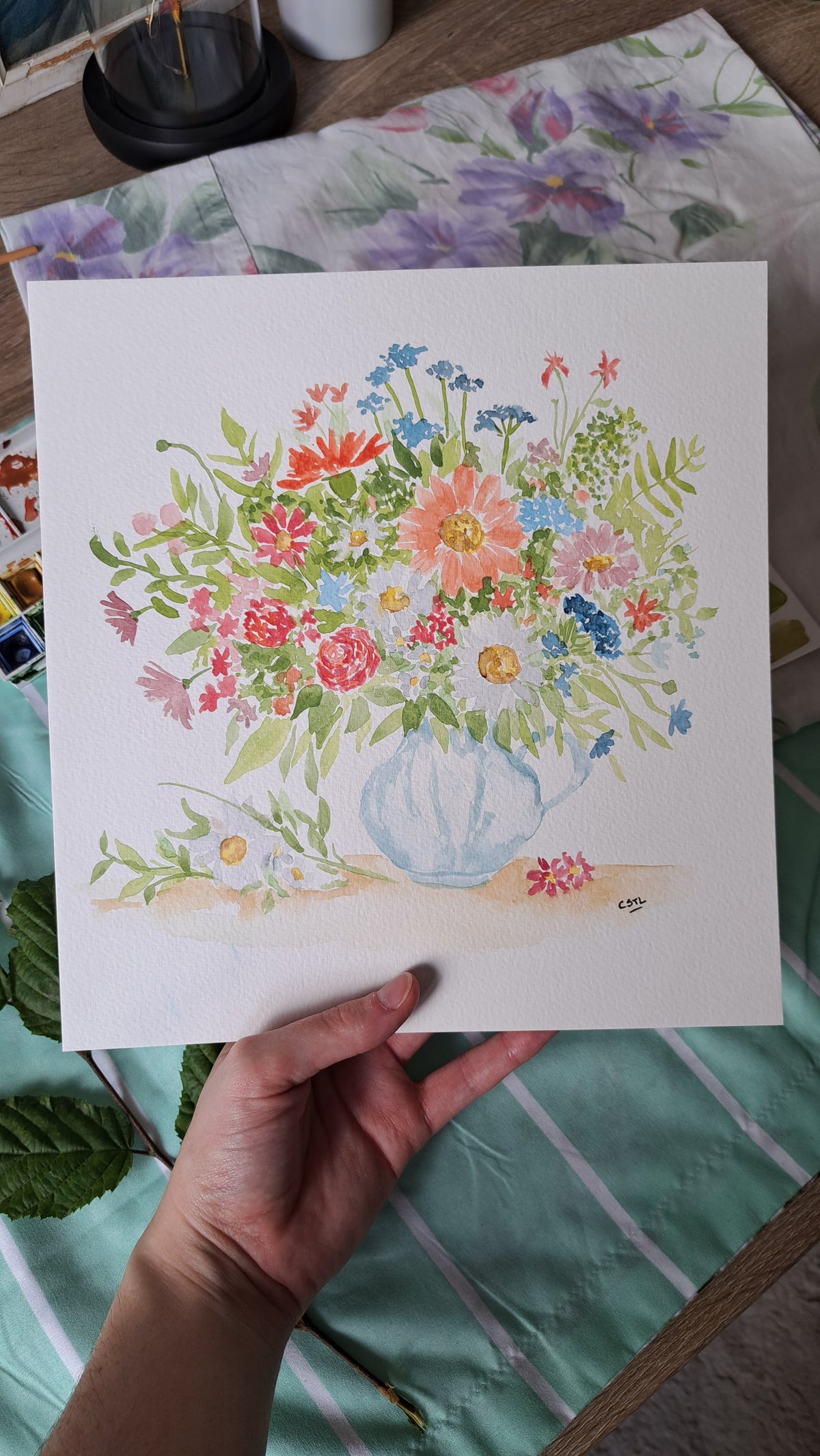 Bouquet pétales de lumière